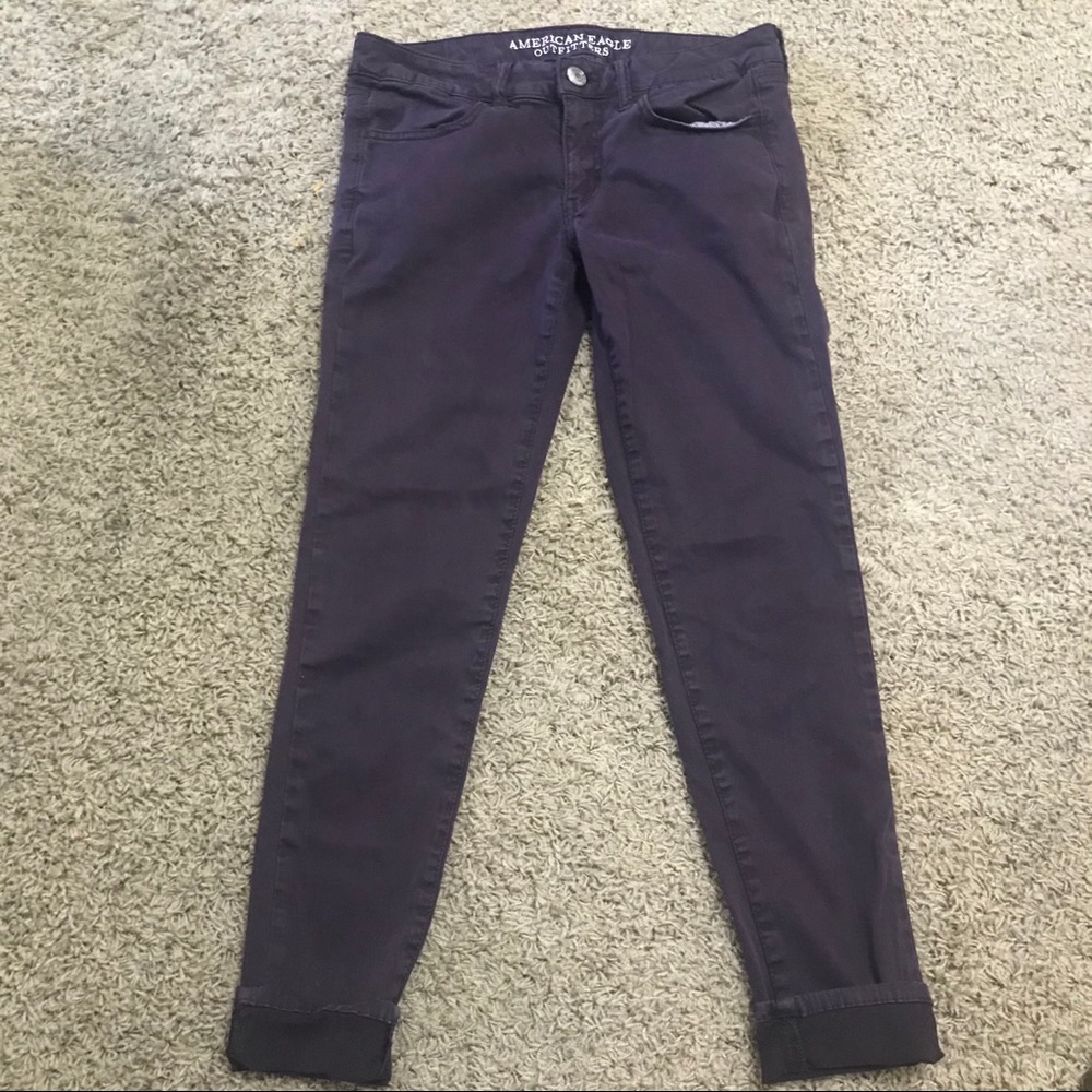 🚫AEO Purple Skinny Jegging 🚫Final Price🚫